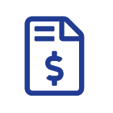 Document With Dollar Sign Icon 