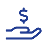 Hand and Money Icon 