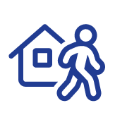 House and Person Icon