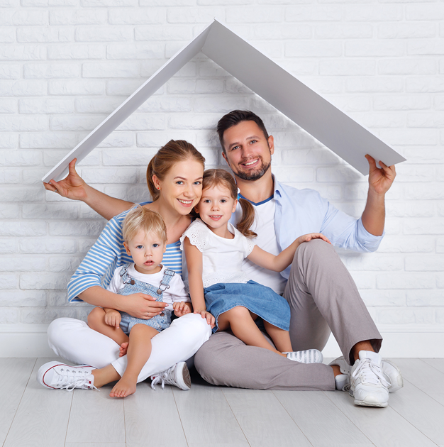 Family Sitting Under Symbolic Roof.png